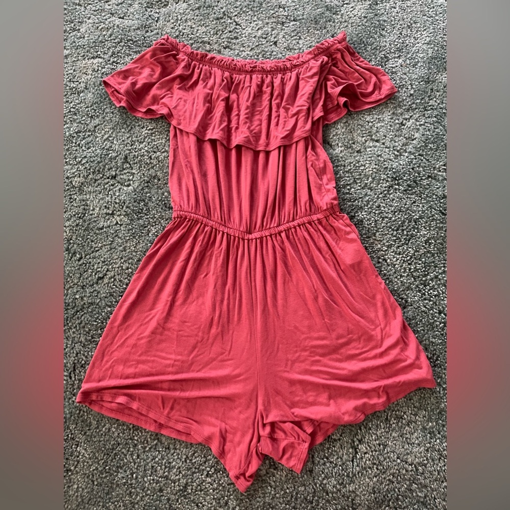 S Strapless Romper Abercrombie & Fitch